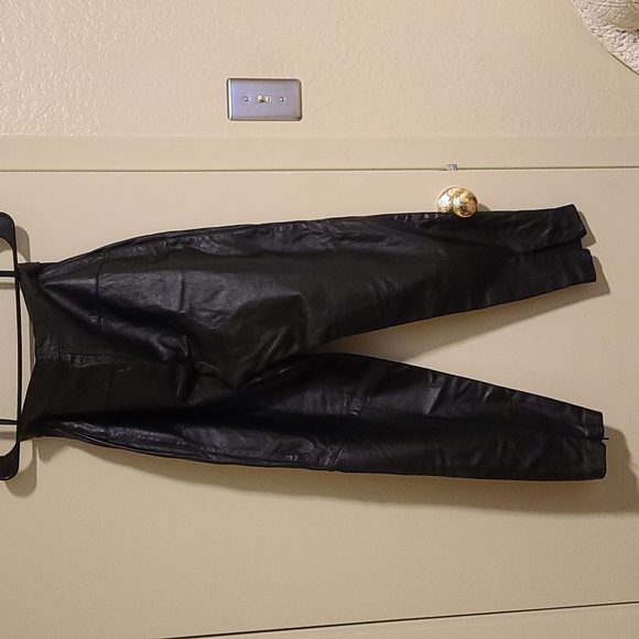 Vintage leather pants lew magram - Picture 2 of 5